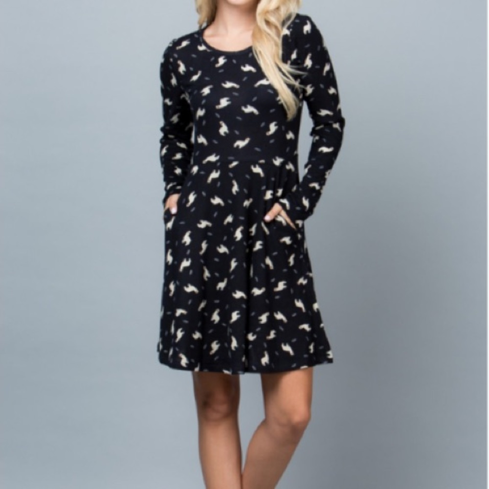 Llama Dress 👗 Long Sleeve